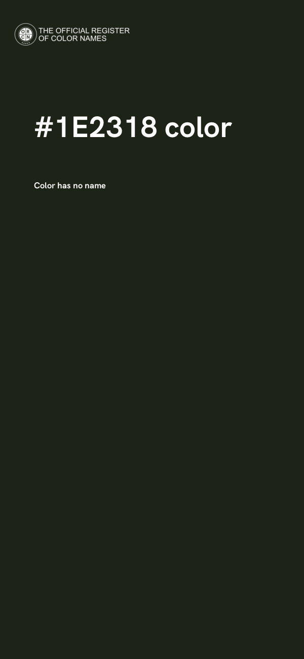 #1E2318 color image
