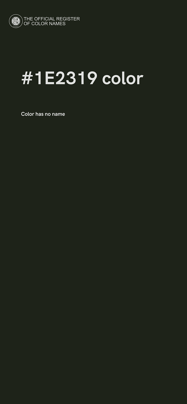 #1E2319 color image