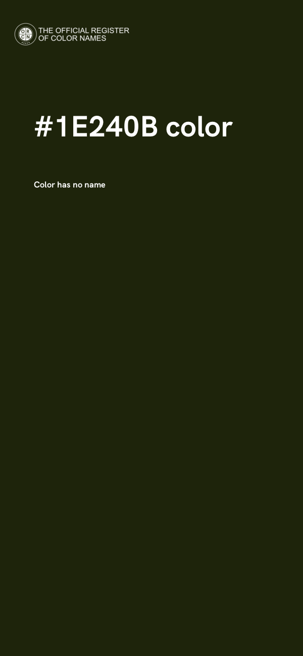 #1E240B color image