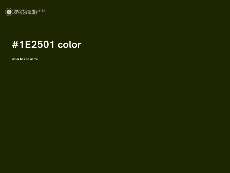 #1E2501 color image