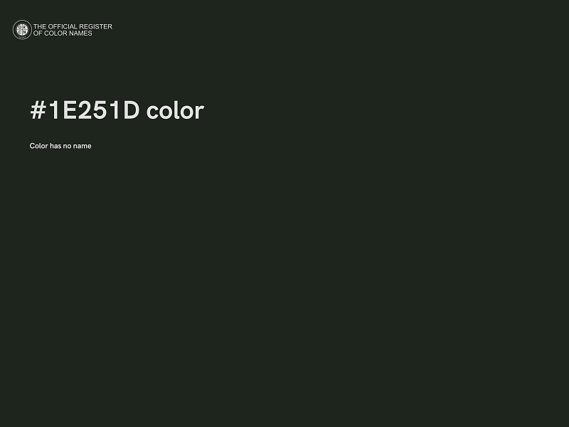 #1E251D color image