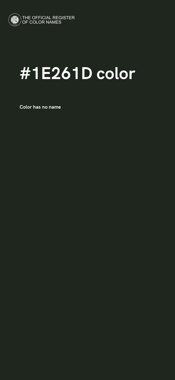 #1E261D color image