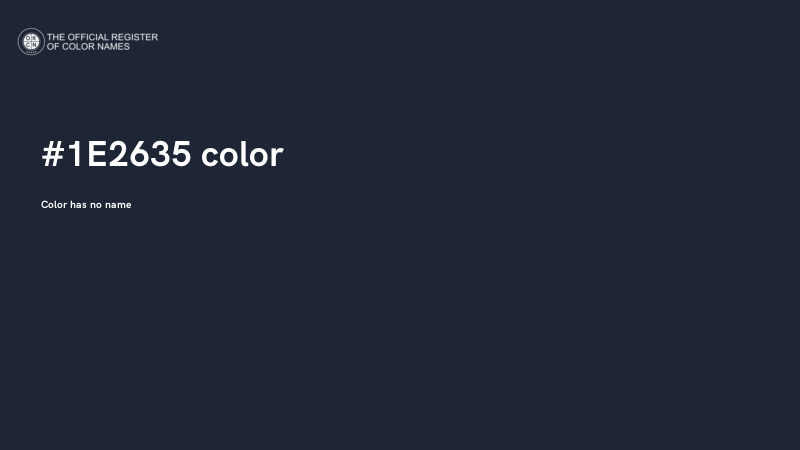 #1E2635 color image
