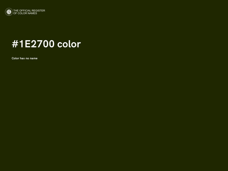 #1E2700 color image
