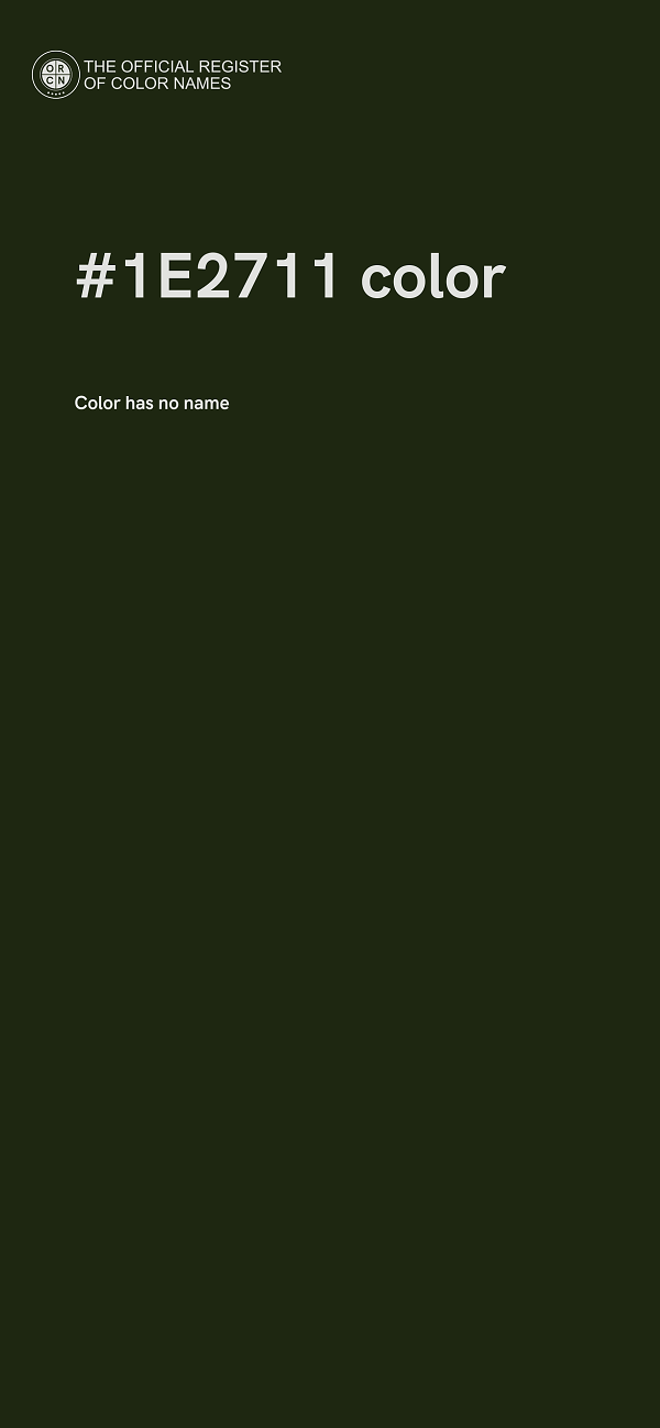 #1E2711 color image
