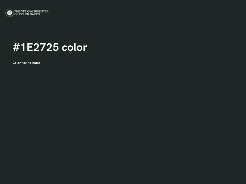 #1E2725 color image