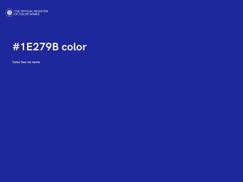 #1E279B color image