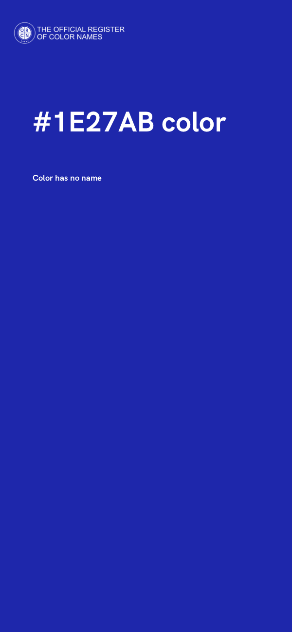 #1E27AB color image