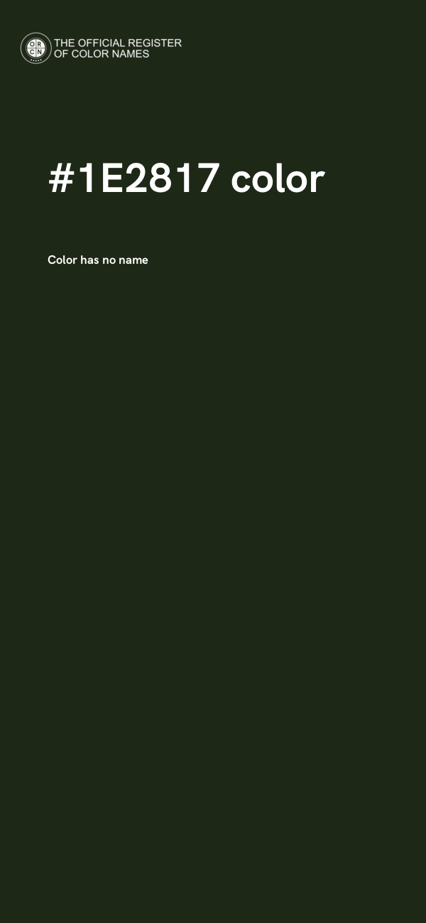 #1E2817 color image