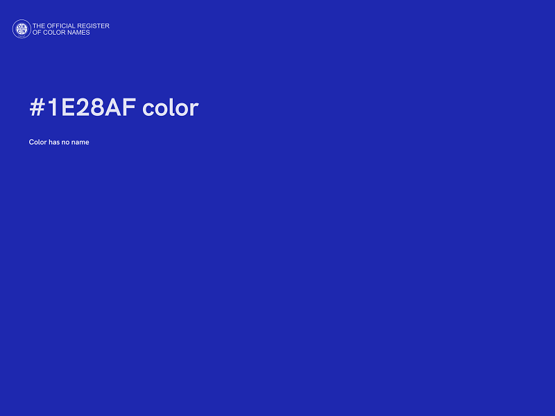 #1E28AF color image