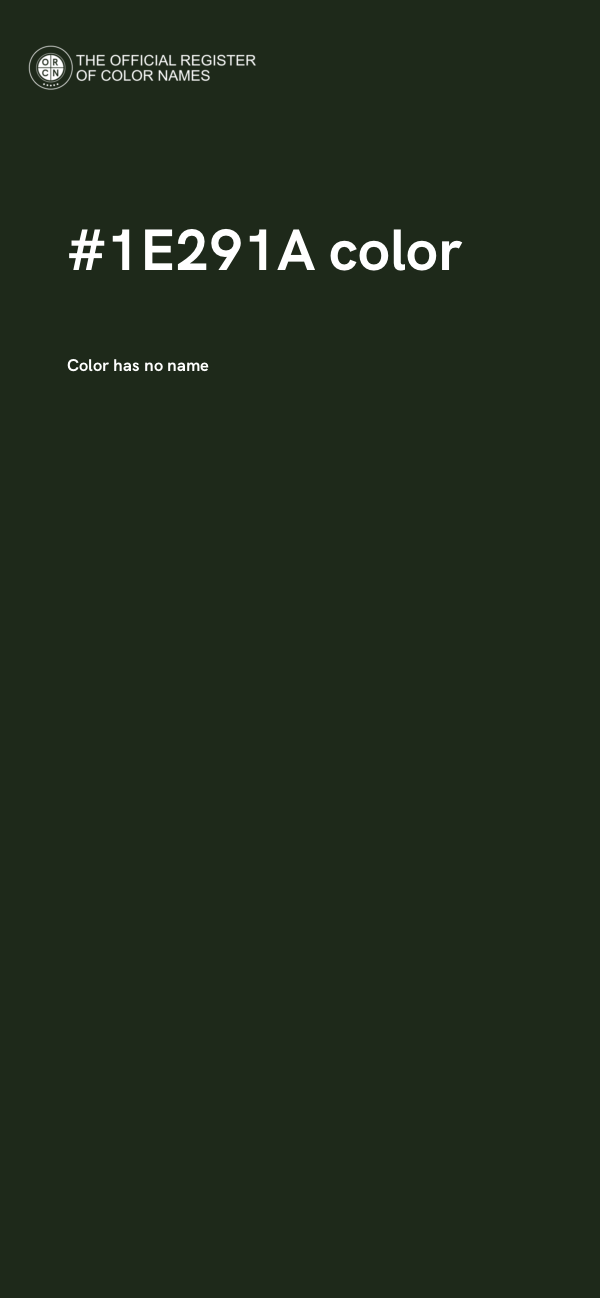 #1E291A color image