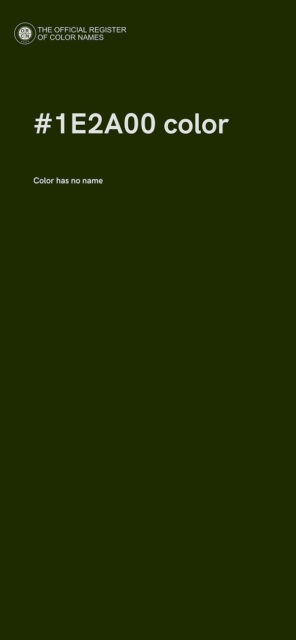 #1E2A00 color image