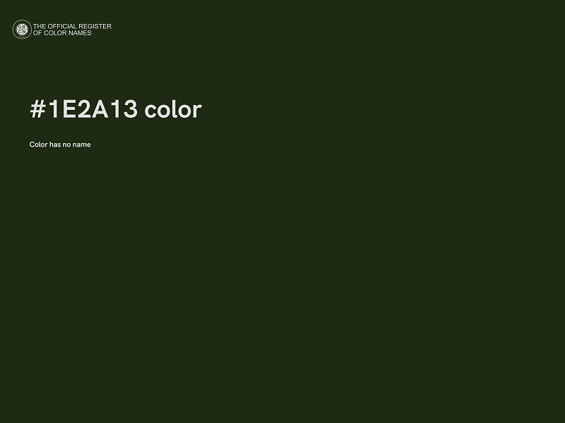 #1E2A13 color image