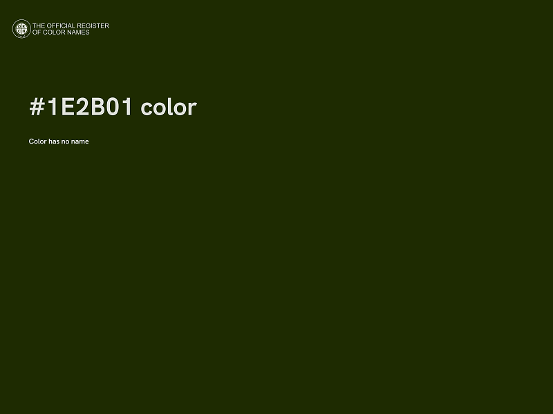 #1E2B01 color image