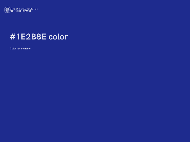 #1E2B8E color image