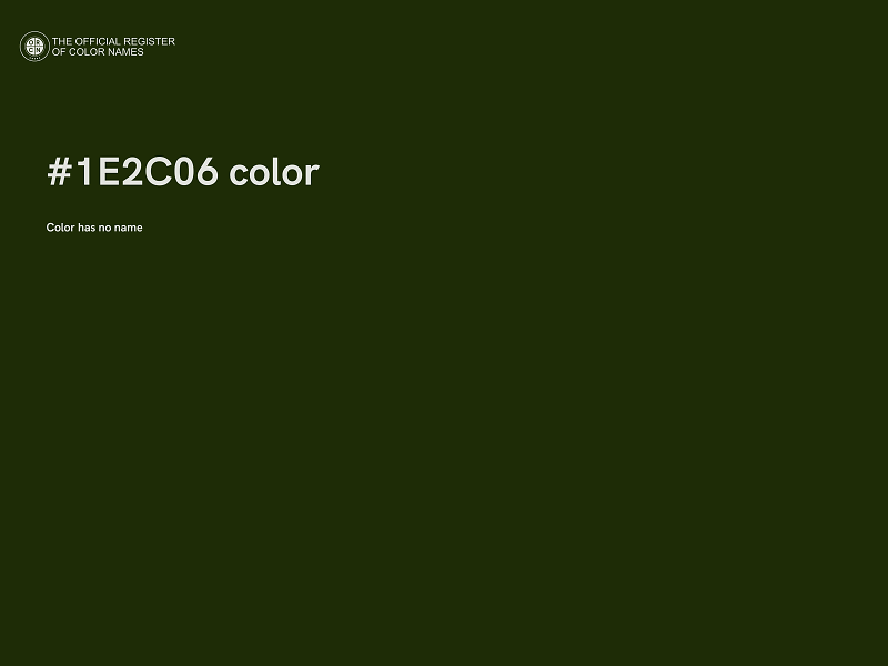 #1E2C06 color image