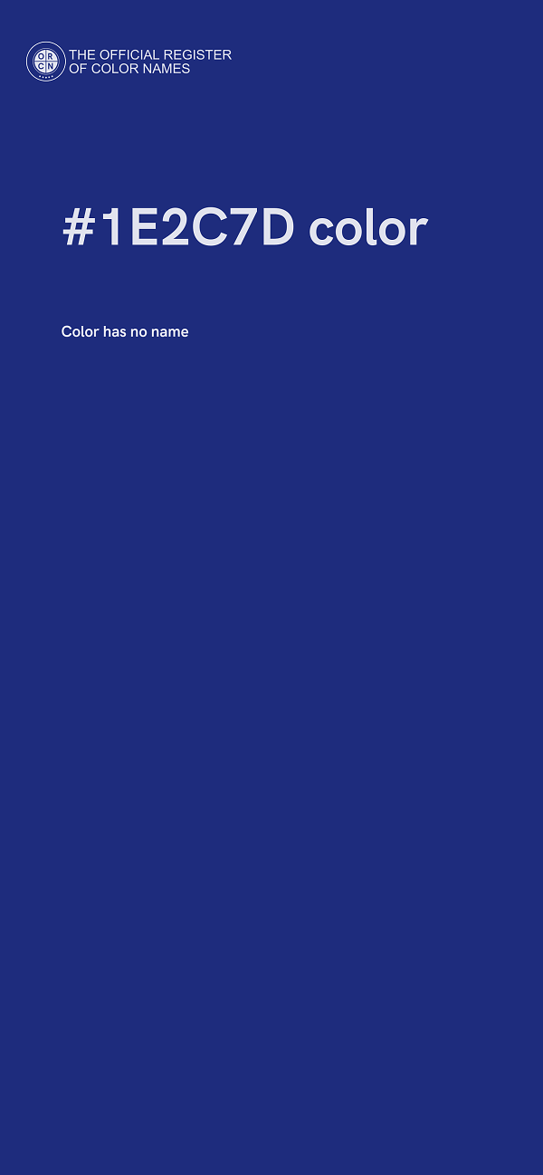 #1E2C7D color image
