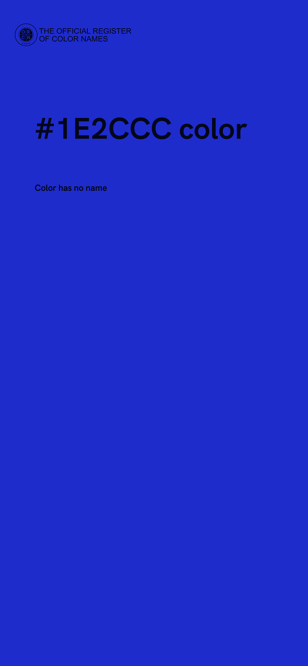 #1E2CCC color image
