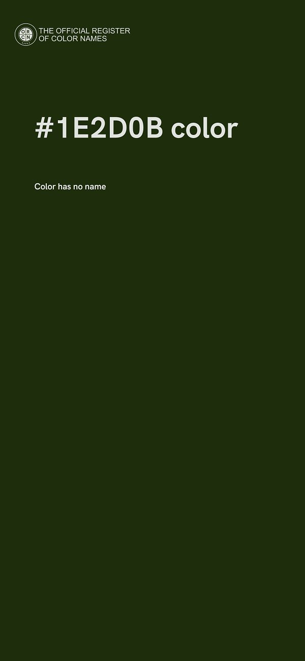 #1E2D0B color image