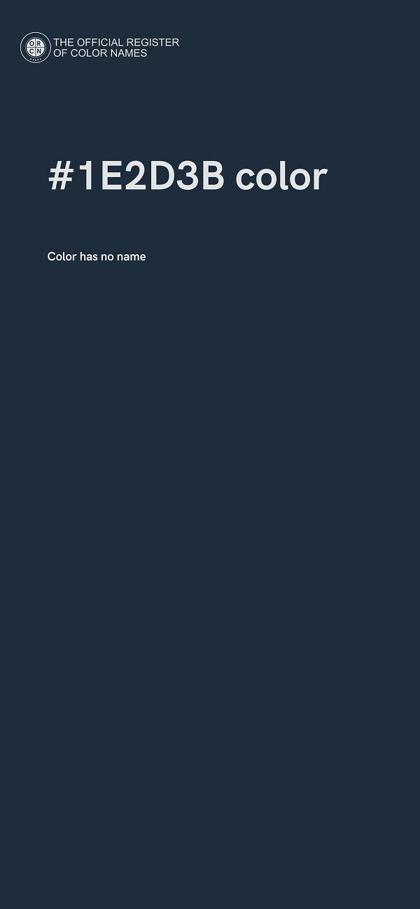 #1E2D3B color image
