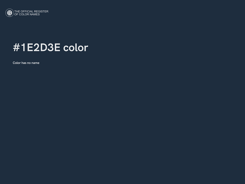 #1E2D3E color image