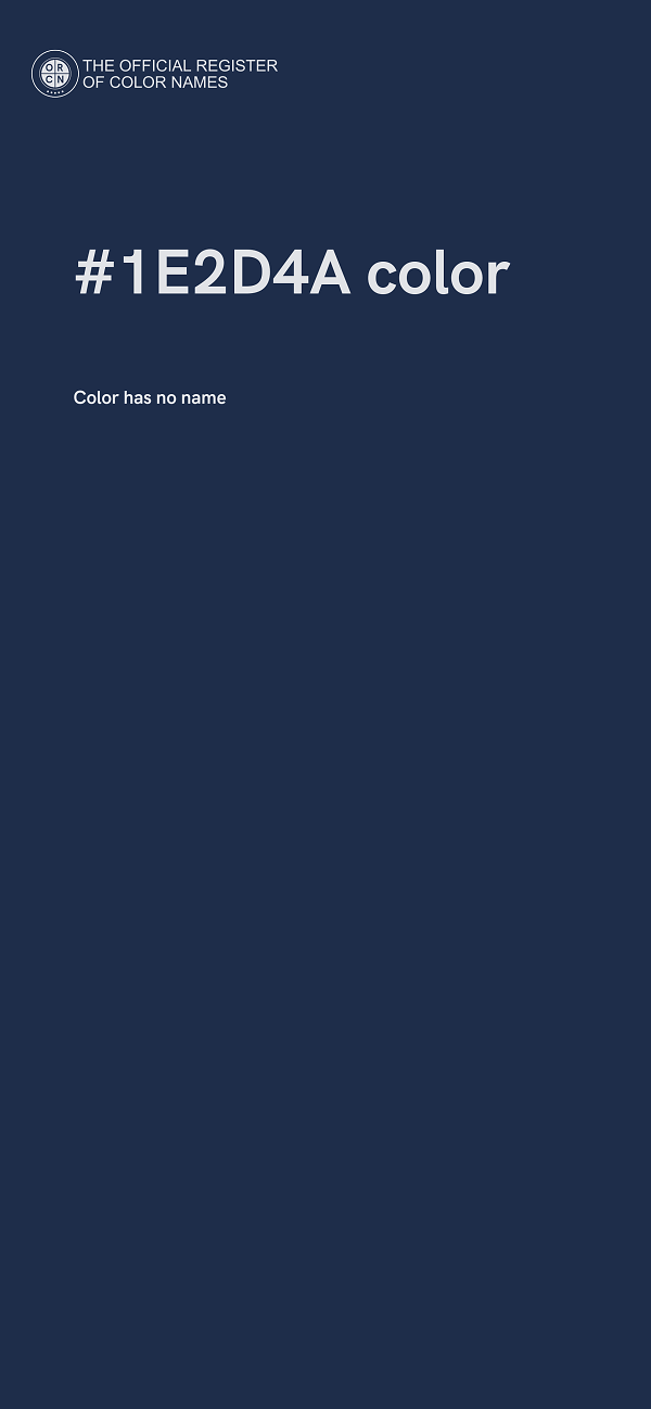#1E2D4A color image