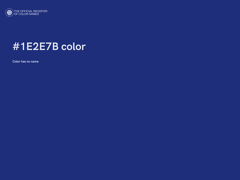 #1E2E7B color image