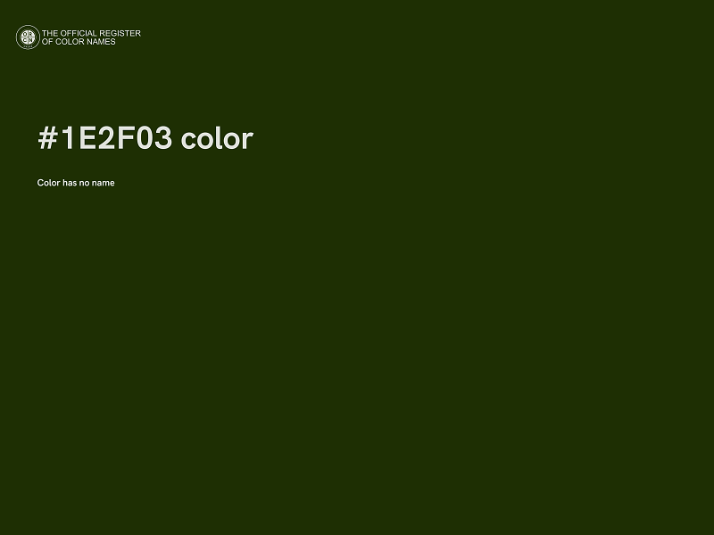 #1E2F03 color image