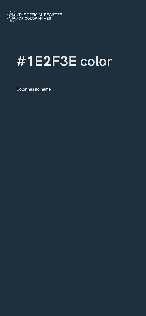 #1E2F3E color image