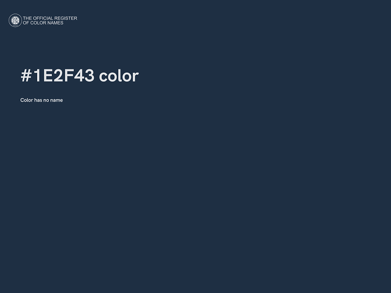 #1E2F43 color image