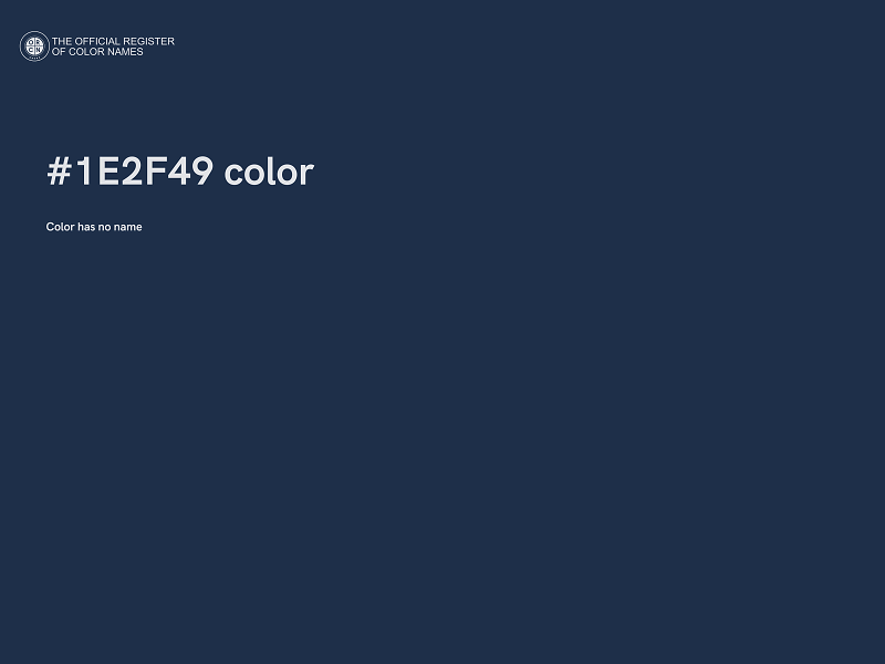 #1E2F49 color image