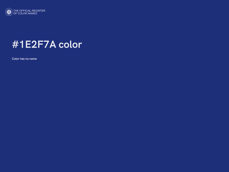 #1E2F7A color image