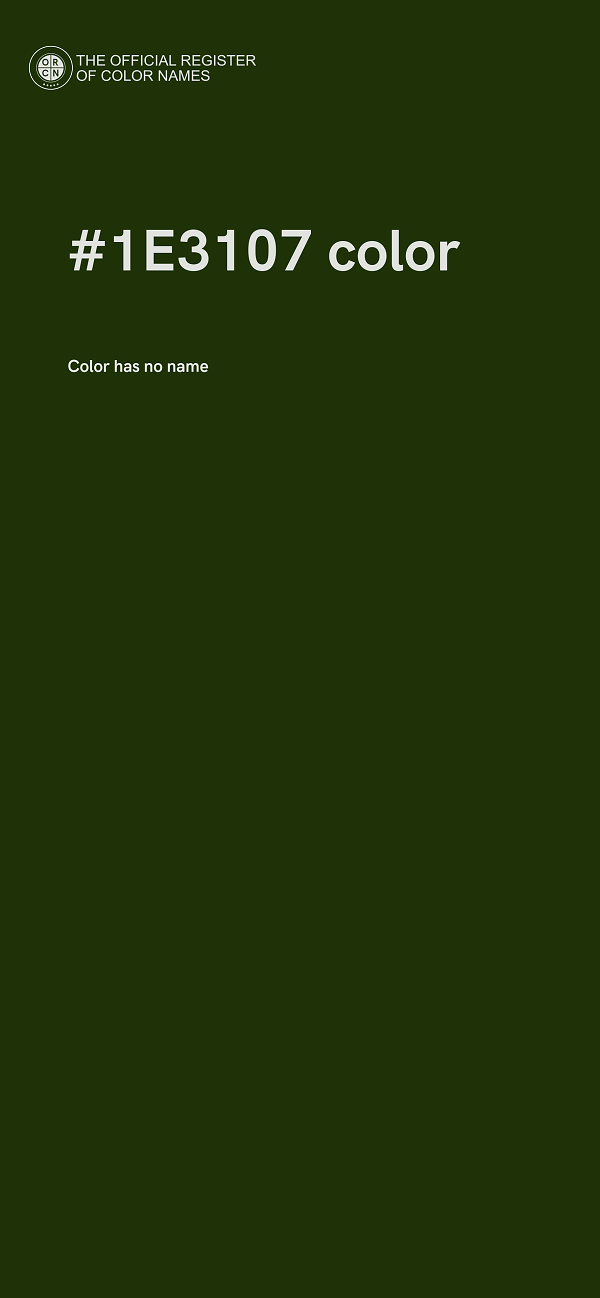 #1E3107 color image