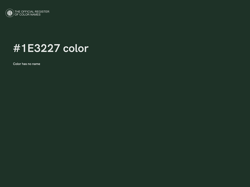 #1E3227 color image