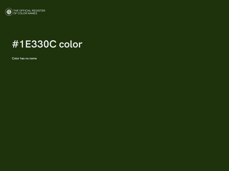 #1E330C color image