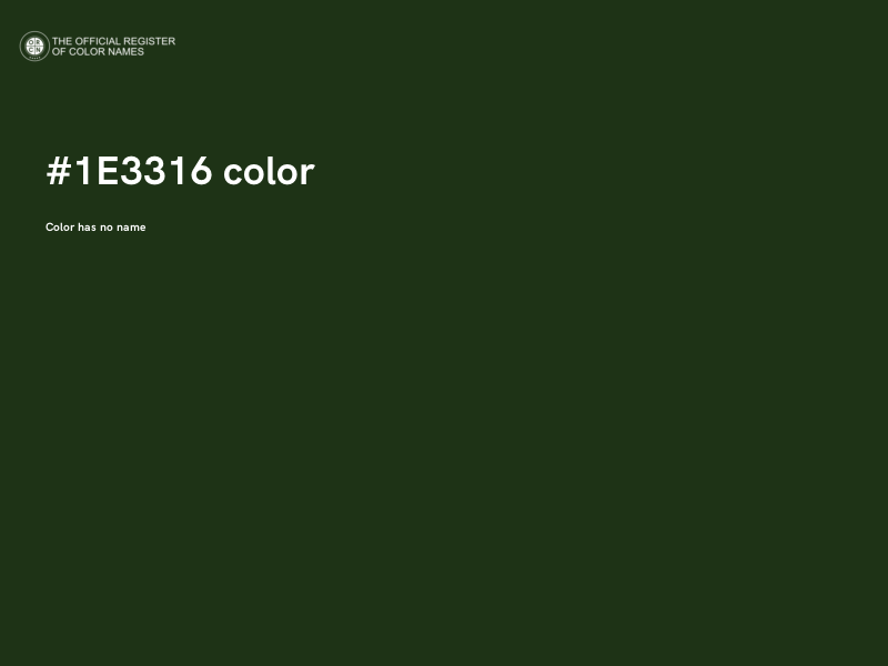 #1E3316 color image
