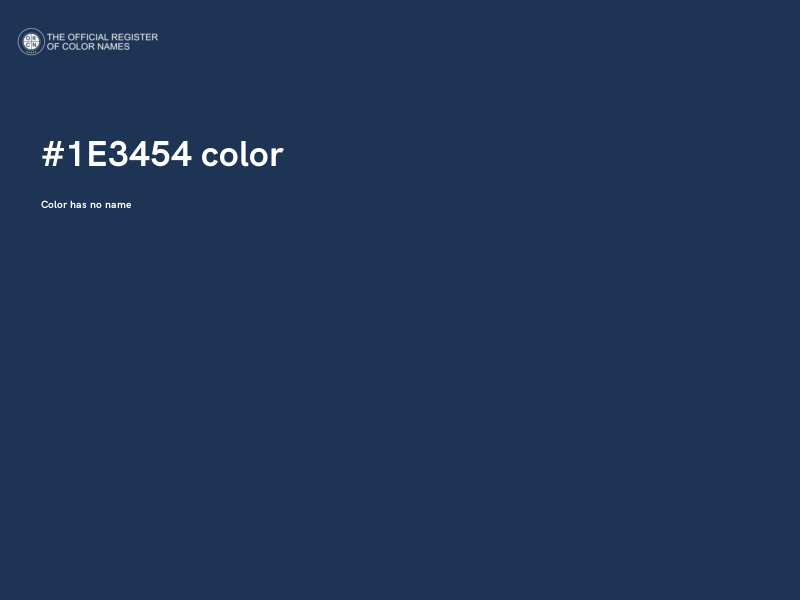 #1E3454 color image