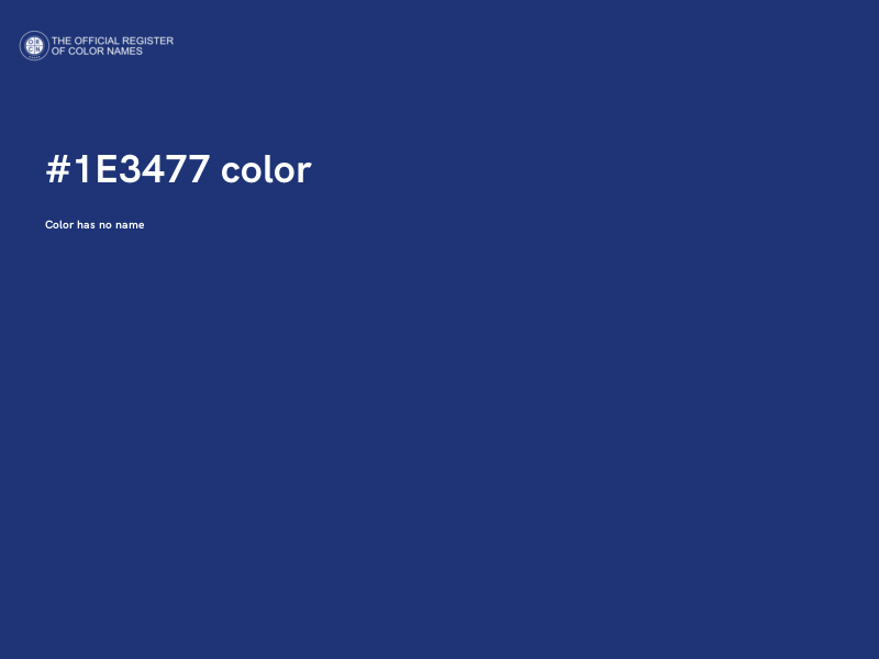 #1E3477 color image