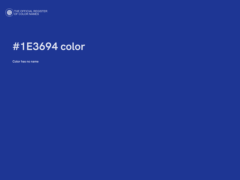#1E3694 color image
