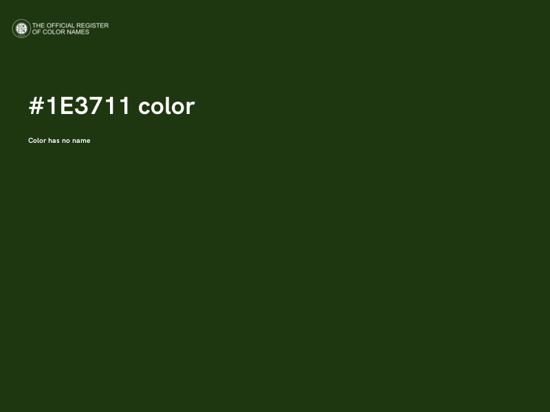 #1E3711 color image