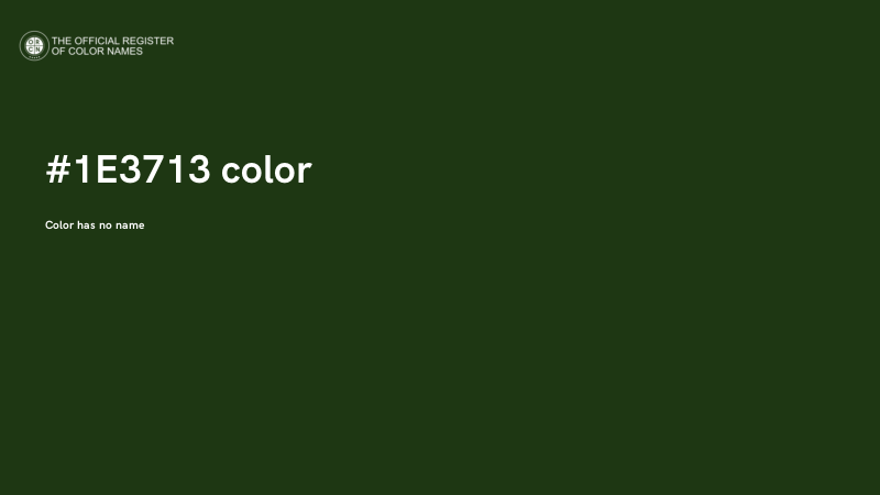 #1E3713 color image