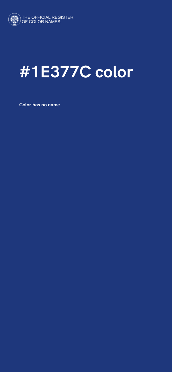 #1E377C color image