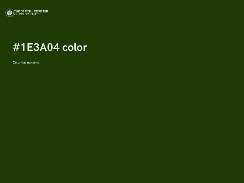 #1E3A04 color image