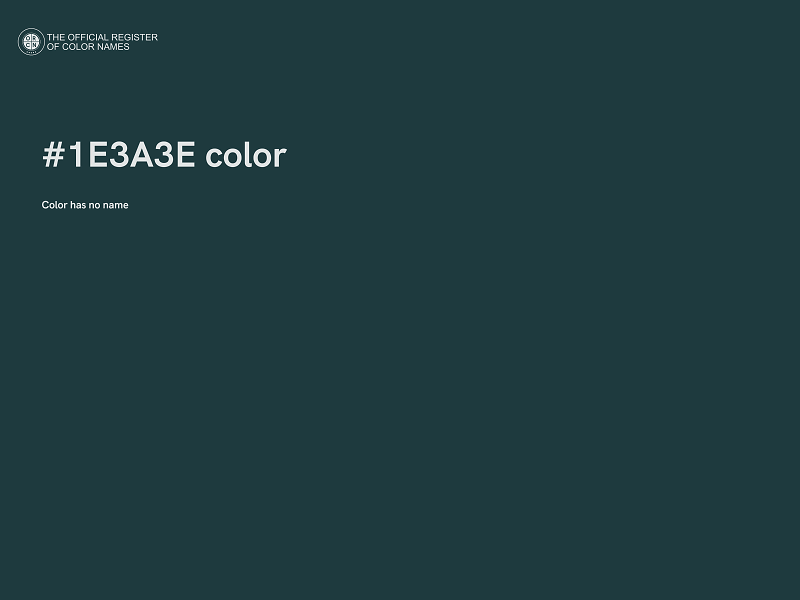 #1E3A3E color image