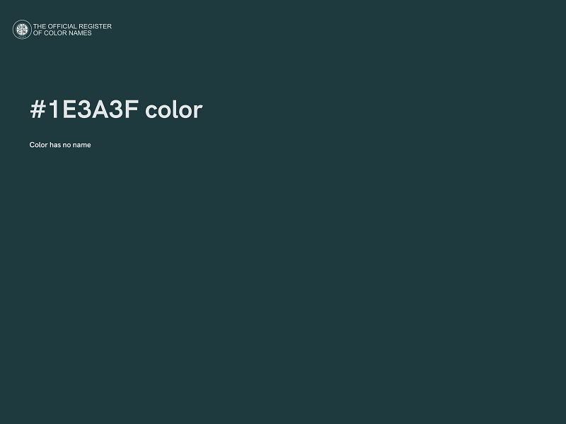 #1E3A3F color image