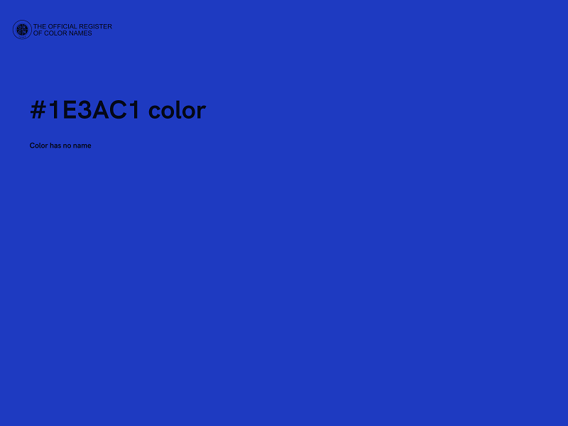 #1E3AC1 color image