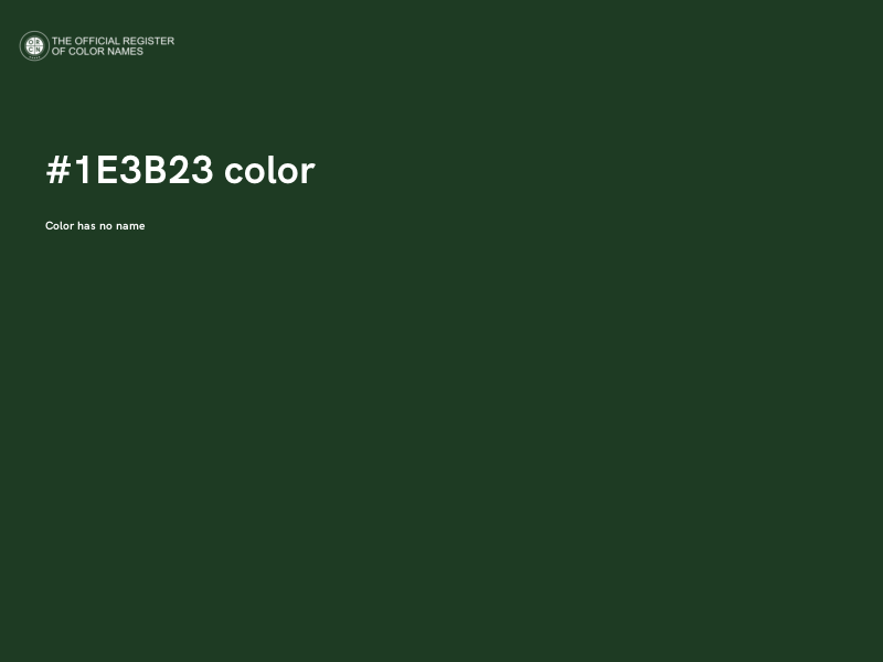 #1E3B23 color image