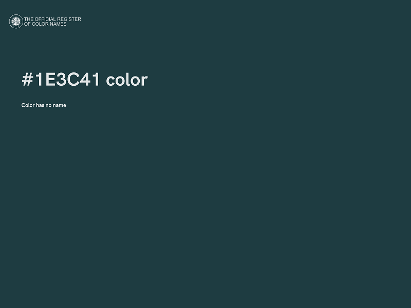 #1E3C41 color image