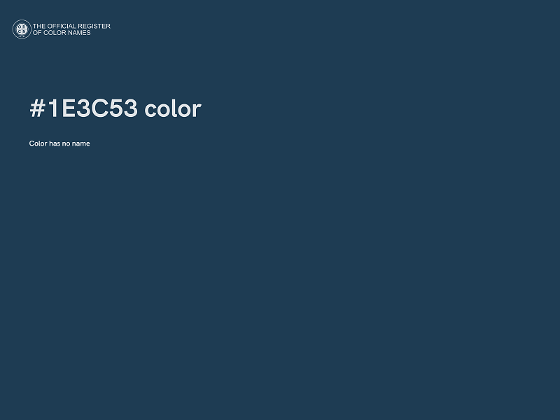 #1E3C53 color image