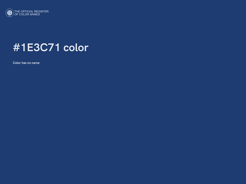 #1E3C71 color image